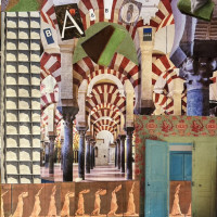 <em>Babbo 2024</em>, mixed media collage