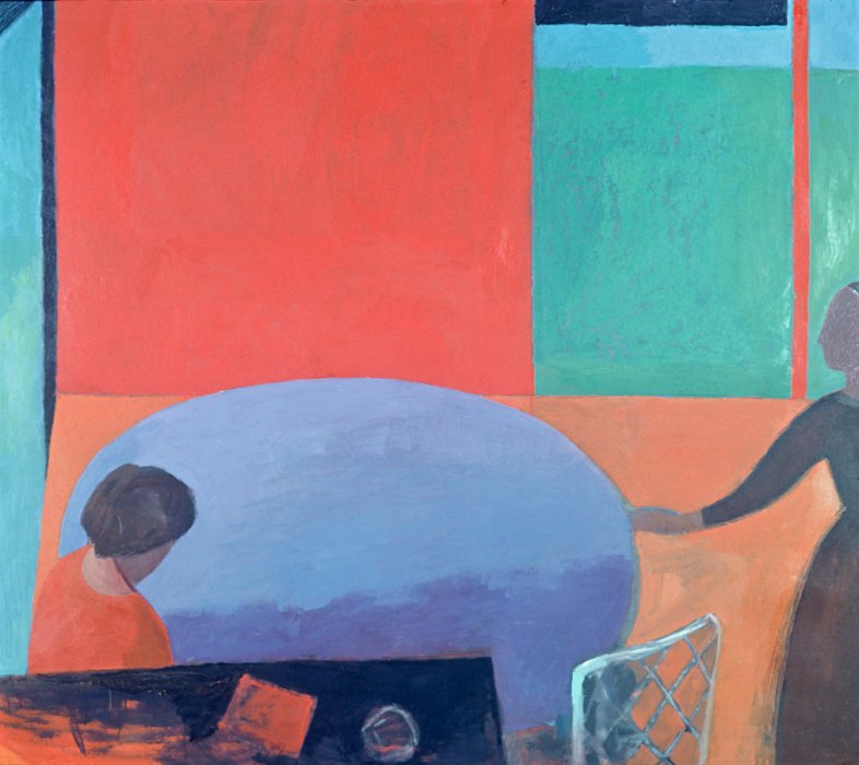 <em>Dining Room in the Country,</em> 1976, 52x60 inches, oil on canvas