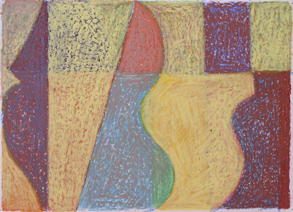 <em>&num;10,</em> 2012, 12x16 inches, oil pastel on paper