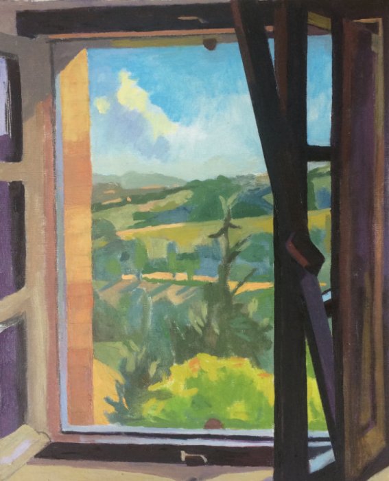 <em>Early Summer,</em> 2017, 19x15.5 inches, oil on canvas